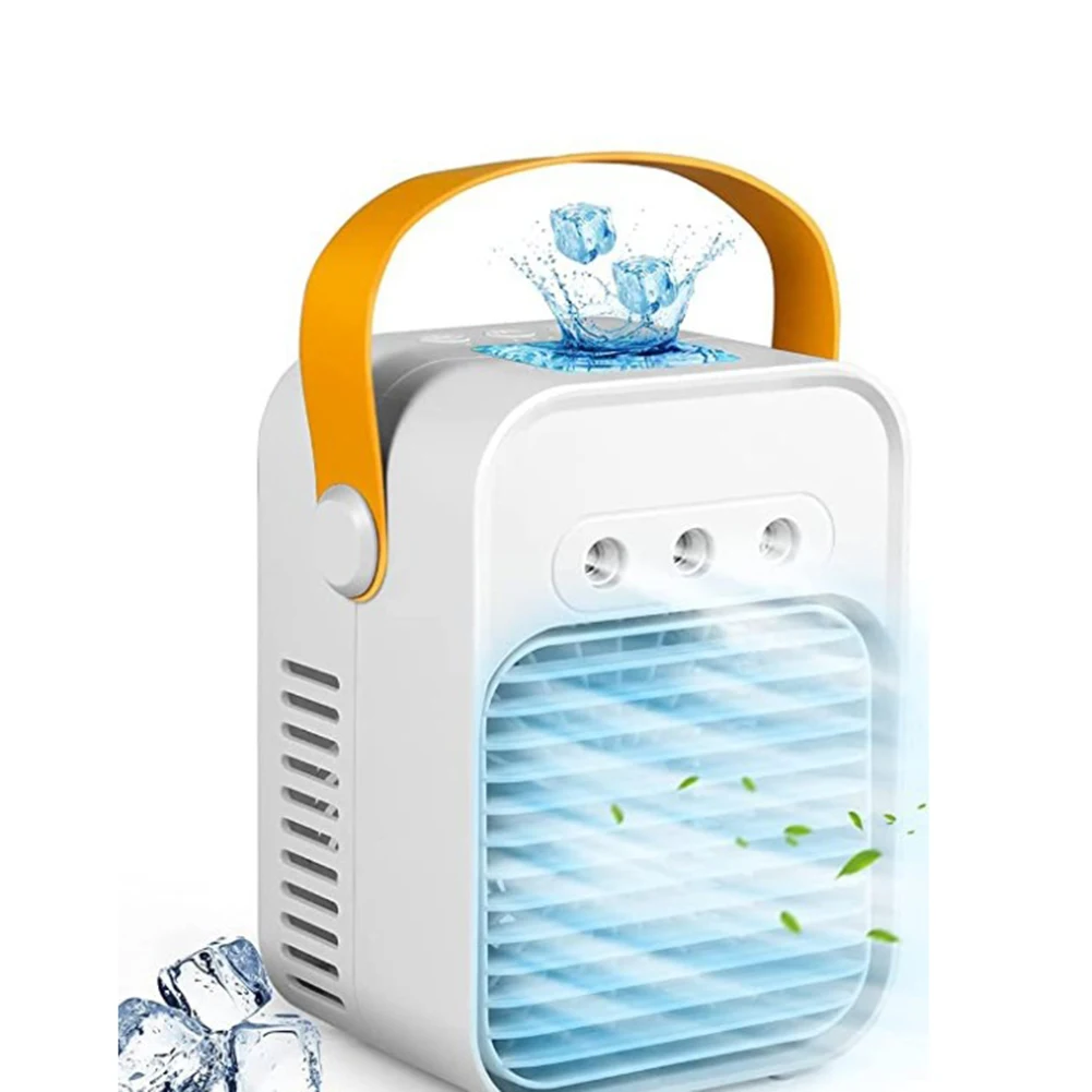 

Experience Enhanced Cooling with Our Desktop Spray Humidifier Incorporated Portable Charging Fan and Water Cooled Electric Fan