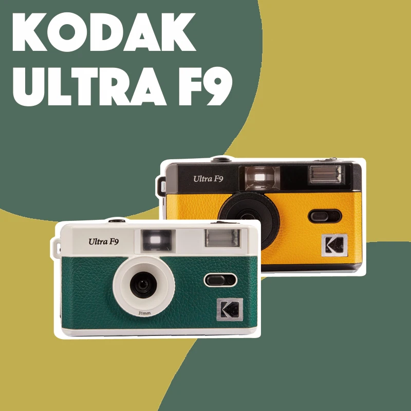 KODAK Vintage Retro Ultra F9 35mm Reusable Film Camera Yellow / Dark Night Green 135-36 35mm Color Plus 200 Film