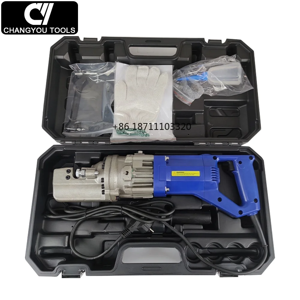 RC-16 портативный электрический станок для резки стальных стержней арматуры