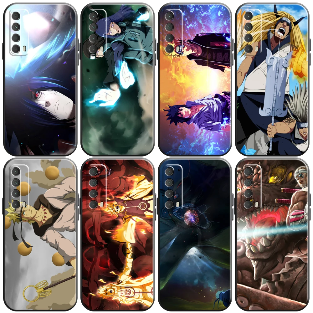 

Japan NARUTO Anime Phone Case For Huawei Honor 10 V10 10i 20 V20 20i 10 20 Lite 30S 30 Lite Pro Funda Coque Soft Liquid Silicon