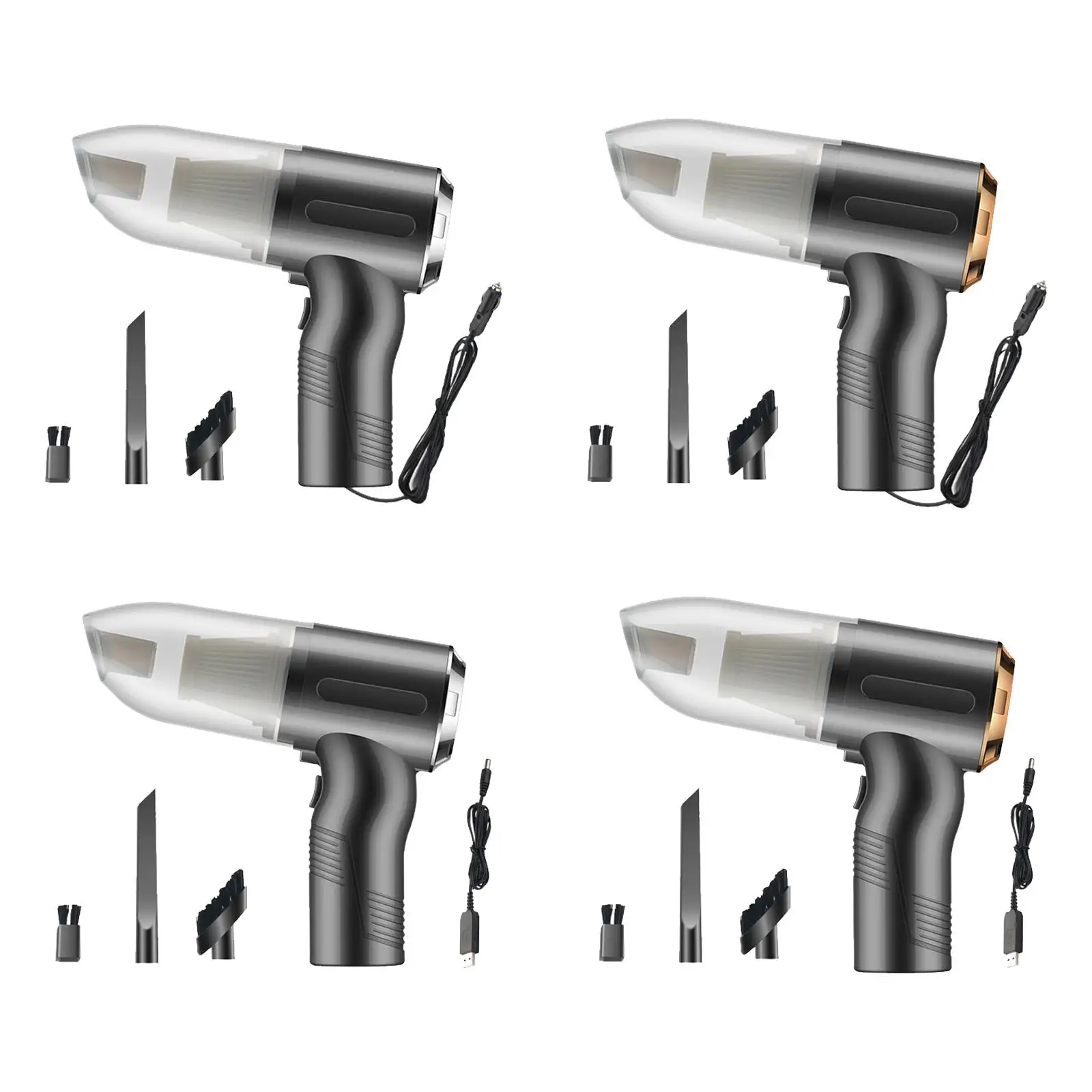 

120W Car Vacuum Cleaner 10000PA High Power Mini Vacuum Fits for Car Office Home Sofa