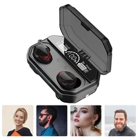 1 set portable wireless earphones premium in ear headsets with charging case