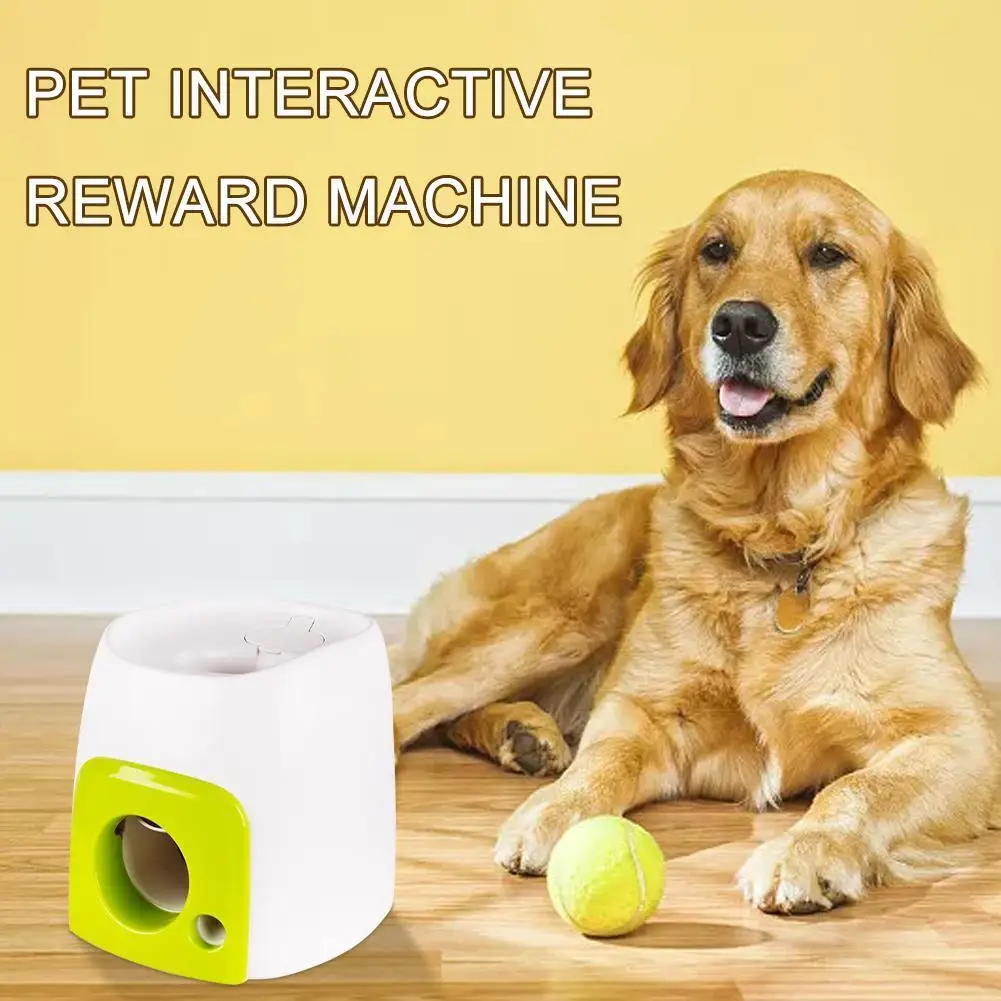 

Игрушка для собак, лаунчер для тенниса, автоматическая метательная машина, мяч для домашних животных 3/6/9 м, 3 выброса, устройство с секцией, т...