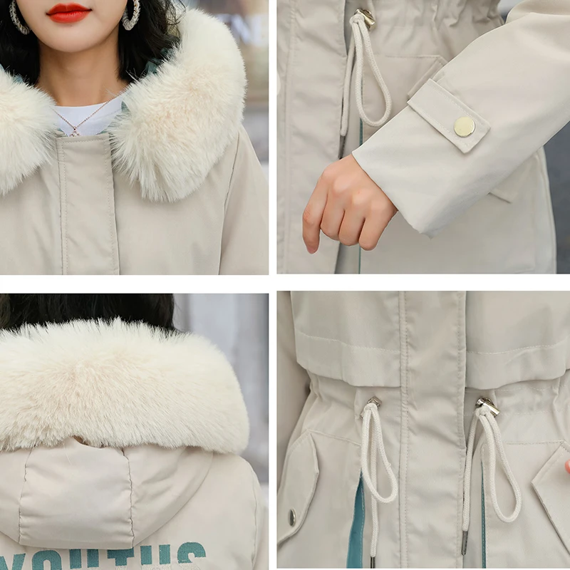 Рисунок 6 - Парка женская с капюшоном из искусственного меха