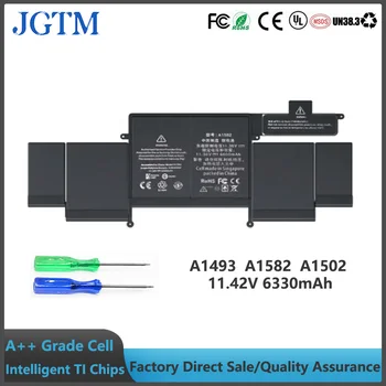 JGTM A1493 A1582 A1502 Laptop Battery for MacBook Pro 13 Inch Retina Early 2015 Mid 2014 Late 2013 ME864 ME865 11.42V 74.9Wh