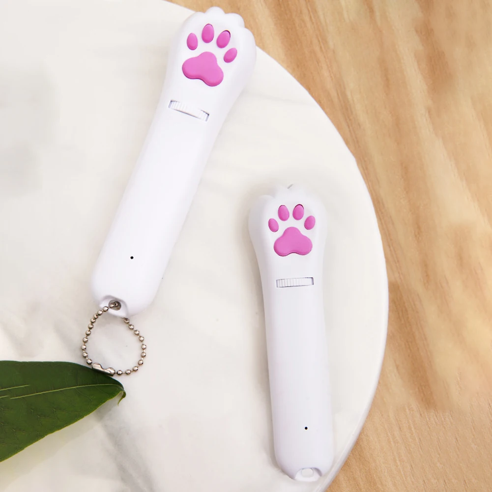 

5-in-1 Changeable Pattern Cat Teaser Multi-pattern USB Rechargeable Kitten Laser Toys Multi-function Cats Chasing Exercises Toys