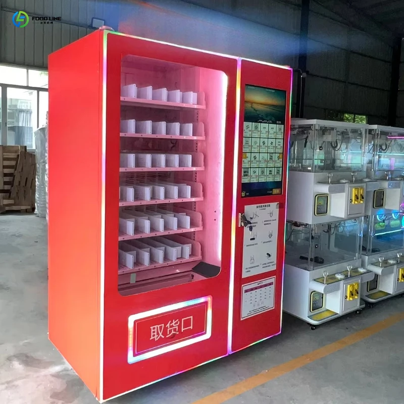 Фото Торговый автомат FL 2026 Blind Box Smart Vending Machine для косметики, накладных ресниц, маникюра и нейл-арта с QR-кодом, индивидуальными наклейками и сенсорным экраном №1