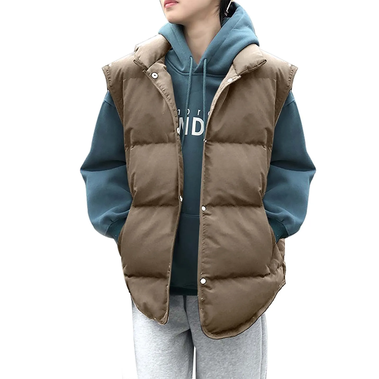 Рисунок 3 - Зимняя Свободная куртка с воротником-стойкой