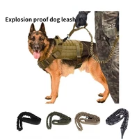 outdoor tactical dog leash dog retractable leash dog chain harness fashion dog supplies leashes dog accessories dog seat belt
