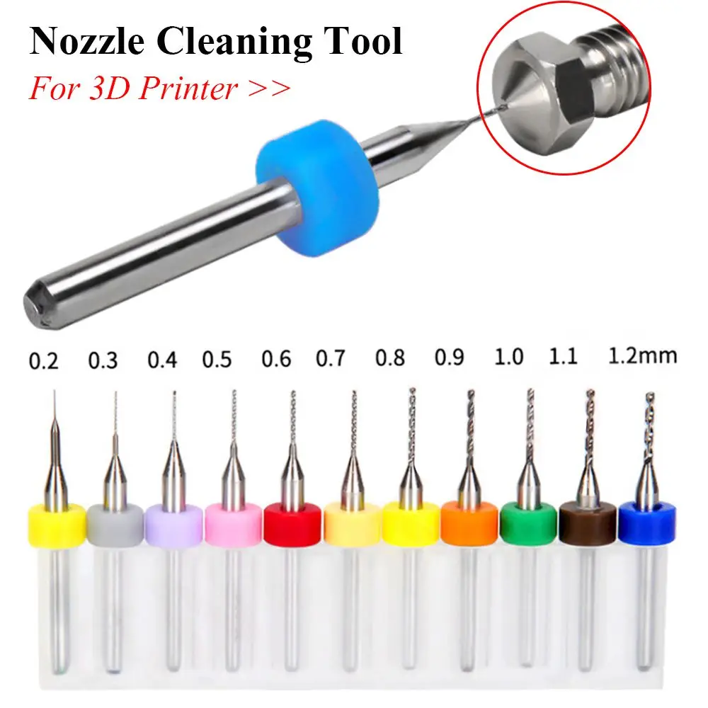 

Professional 3D Printer Parts Metal Cleaning Kit Cleaning Needle Nozzle Cleaning Drill Extrusion Head Cleaning Set