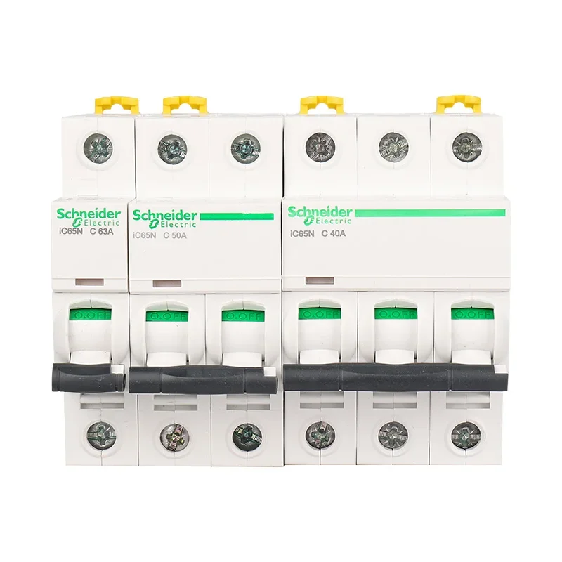 Фото Schneider Electric Acti9 iC65N iC601P MCB Миниатюрный автоматический выключатель 1A 2A 4A 6A 10A 16A 20A 25A 32A 40A Воздушный выключатель №4