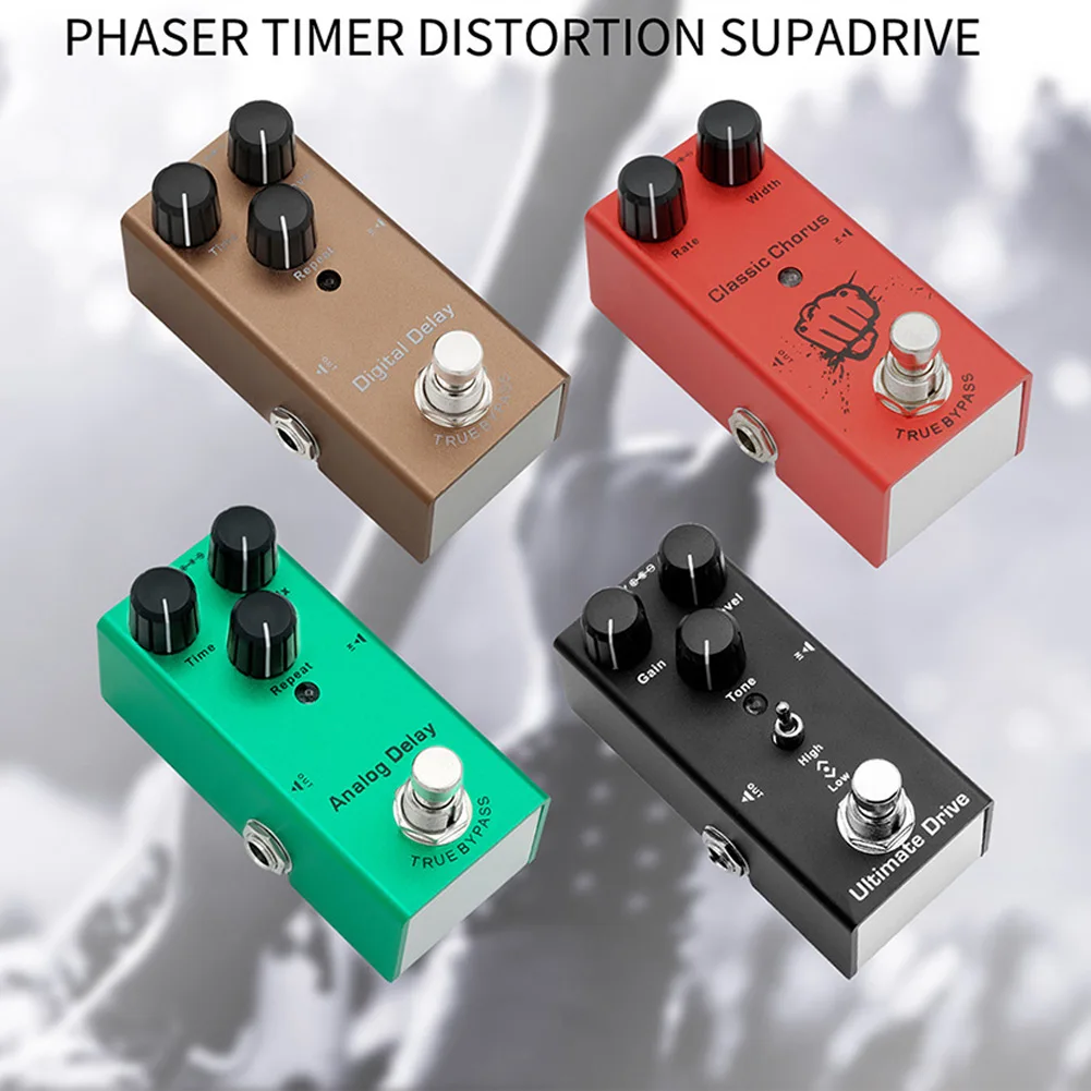 

Guitar Electric Pedal Vintage Overdrive Distortion Classic Chorus Digital Delay /Classic Chorus /Distortion Crunch