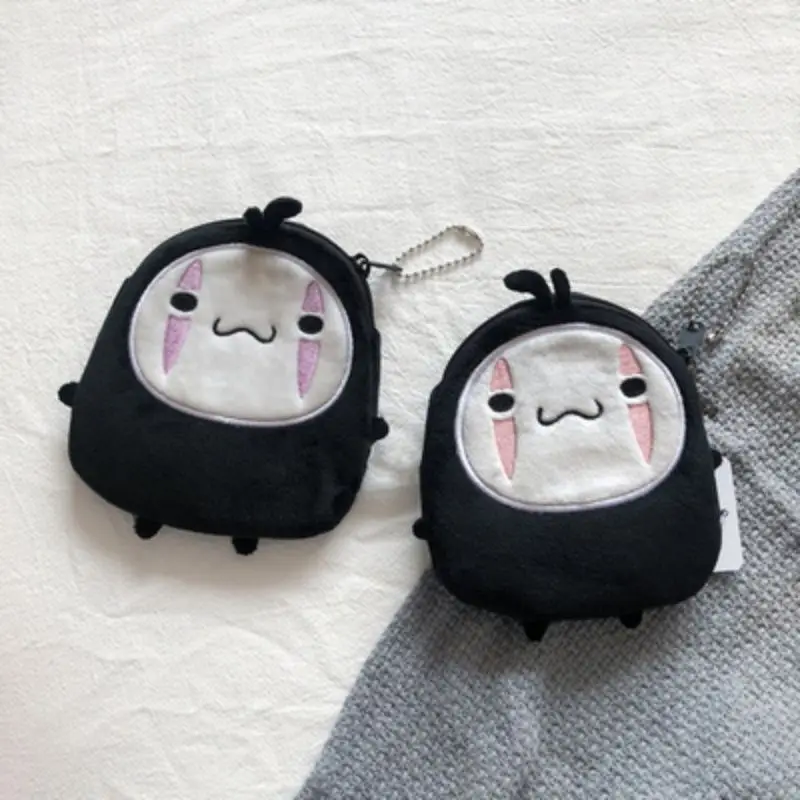 

Кошелек унисекс «без лица», бумажник унисекс с рисунком из мультфильма, аксессуар для мелочи