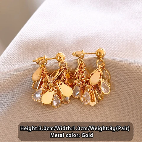 Серьги-капельки Taoya из медного сплава