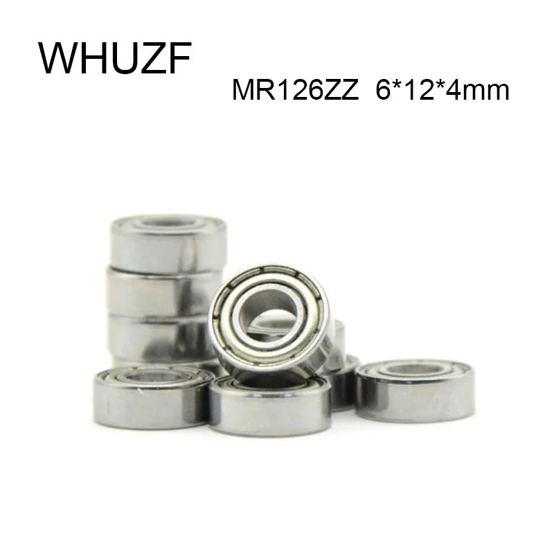 Миниатюрный подшипник MR126ZZ, 10/20/50 шт., ручные подшипники 6x12x4 мм, искусственные подшипники для прочной дрели, искусственные шарикоподшипники MR126ZZ