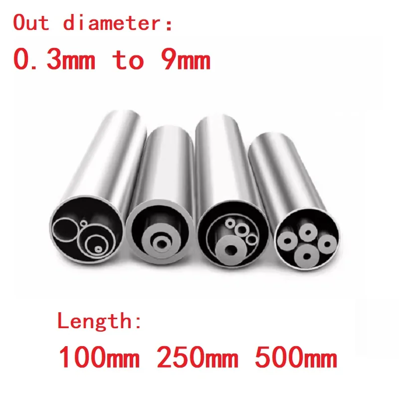 

Капиллярная трубка из нержавеющей стали 304, диаметр 0.3-9 мм, длина 100-500 мм