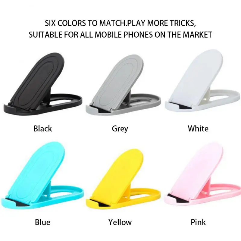 

Desktop Holder Folding Portable Mobile Phone Bracket Multi-functional Plastic For Iphone Samsung Mobile Phone Support Adjustable