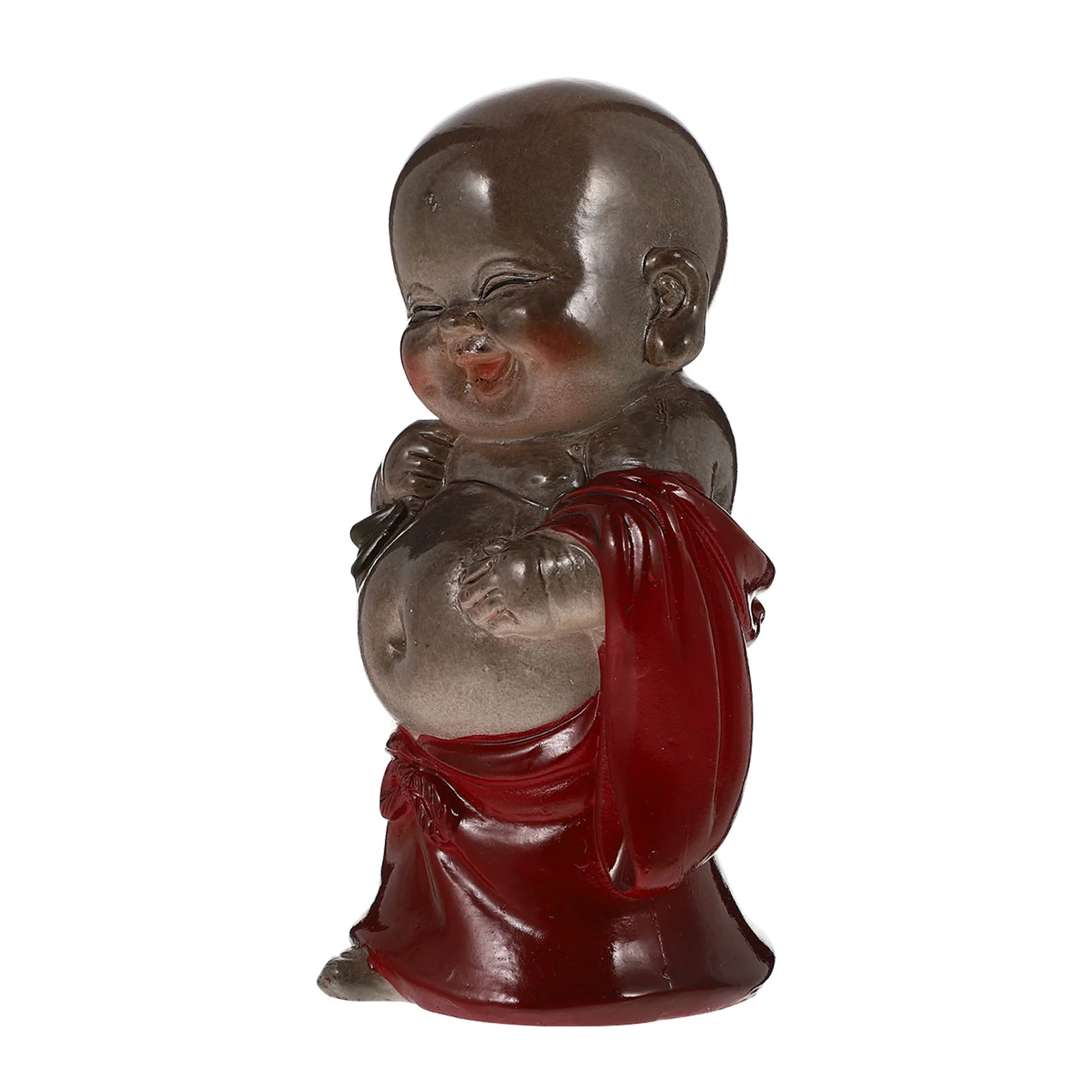 

Small Maitreya Tea Adornment Resin Monk Tea Tray Decoration