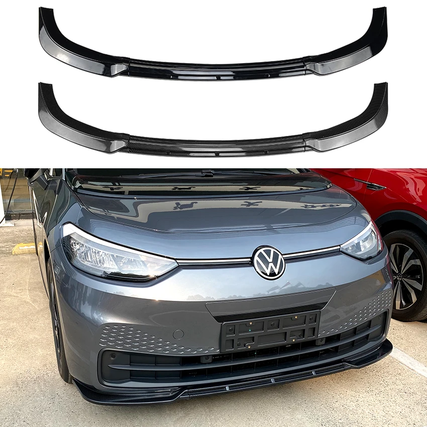 For Volkswagen VW ID.3 2019 2020 2021 2022 Front Bumper Lip Splitter Stickers Trim Cover Accessories