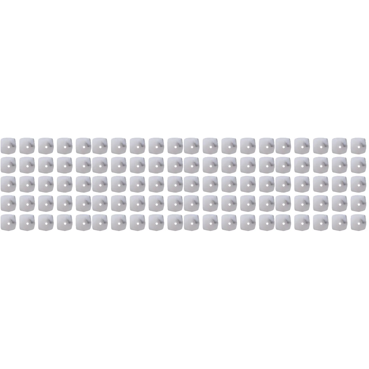 

100 Pcs Silicone Teething Beads for Bracelet DIY Baby Chewing Silicone Beads Toys Baby Supplies
