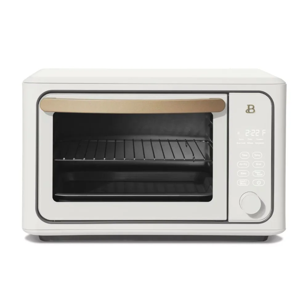 

2023 6 Slice Touchscreen Air Fryer Toaster OvenWhite Icing by Drew Barrymore