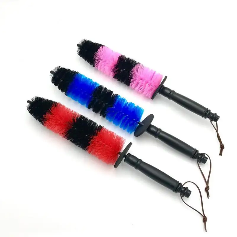 

Not Easy To Deform Wheel Rim Detailing Brush With Plastic Handle Wheel Wash Brush Environmental Protection Car Wheel Wash Brush