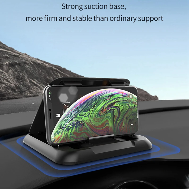 

Car Phone Mount Anti-Slip Silicone Car Phone Mount For Various Dashboards Universal Dashboard Holder Fit For All Cell Phone