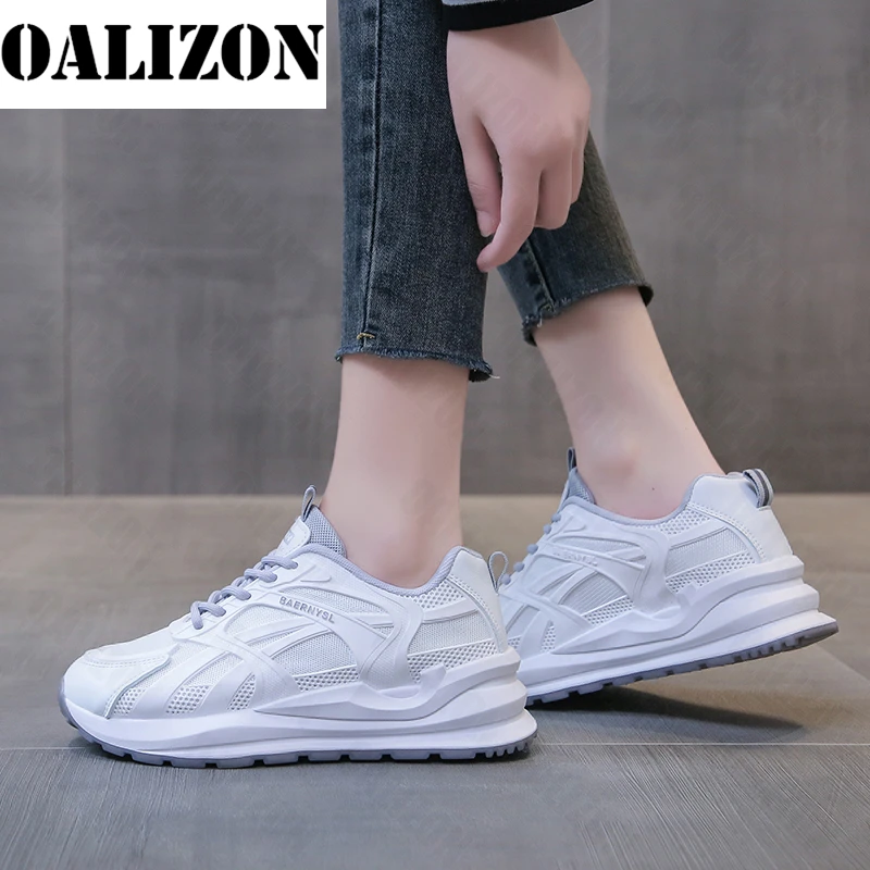 

Breathable Cozy Women Running Shoes Mesh Flats Sneakers 2022 Spring New Fashion Sport Shoes Woman Walking Casual Lace-up shoes