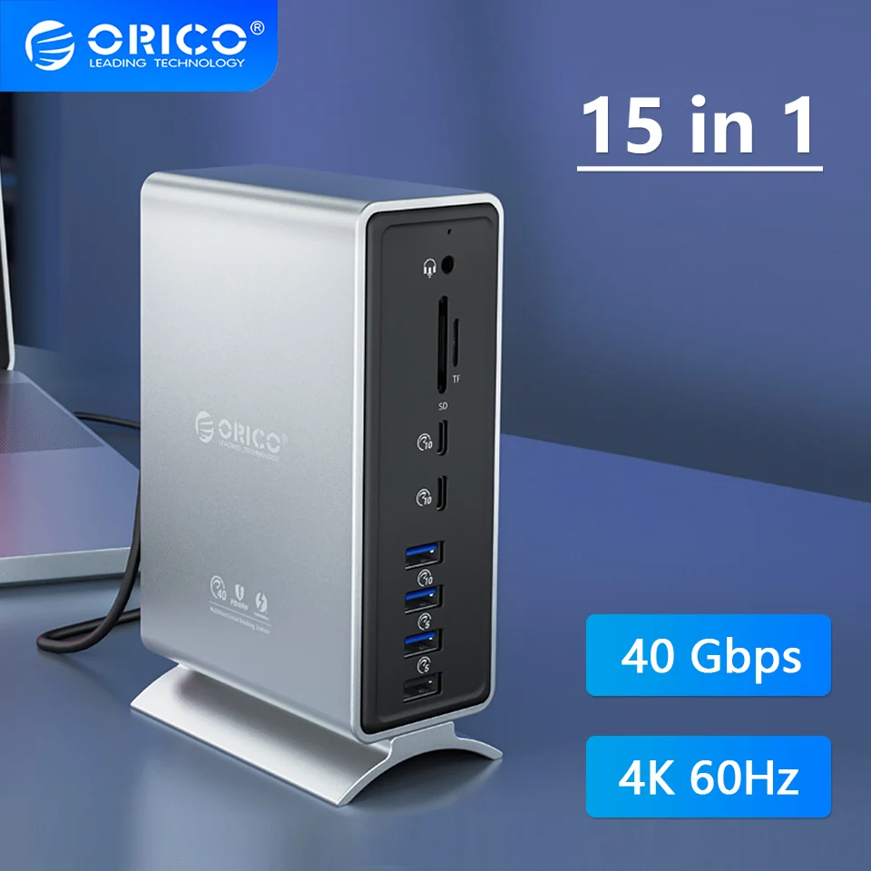 

Док-станция ORICO Thunderbolt 3, USB 3,0, 3,1, 4K @ 60 Гц