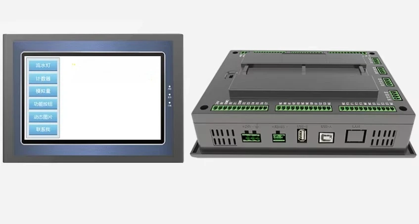Фото 4,3-дюймовый HMI PLC контроллер «все в одном» GC-043-16M-C GC-043-16M2Al-C GC-043-16M4Al-C №2