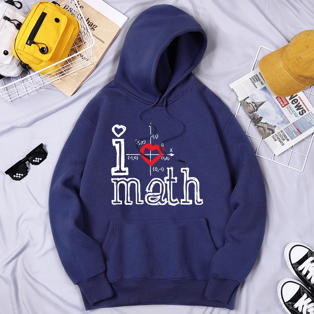 

Модные мужские топы с математическим принтом и логотипом «I Love» Модная высококачественная одежда S-Xxxl, винтажная Повседневная Уличная одежда, спортивная уличная одежда для мужчин