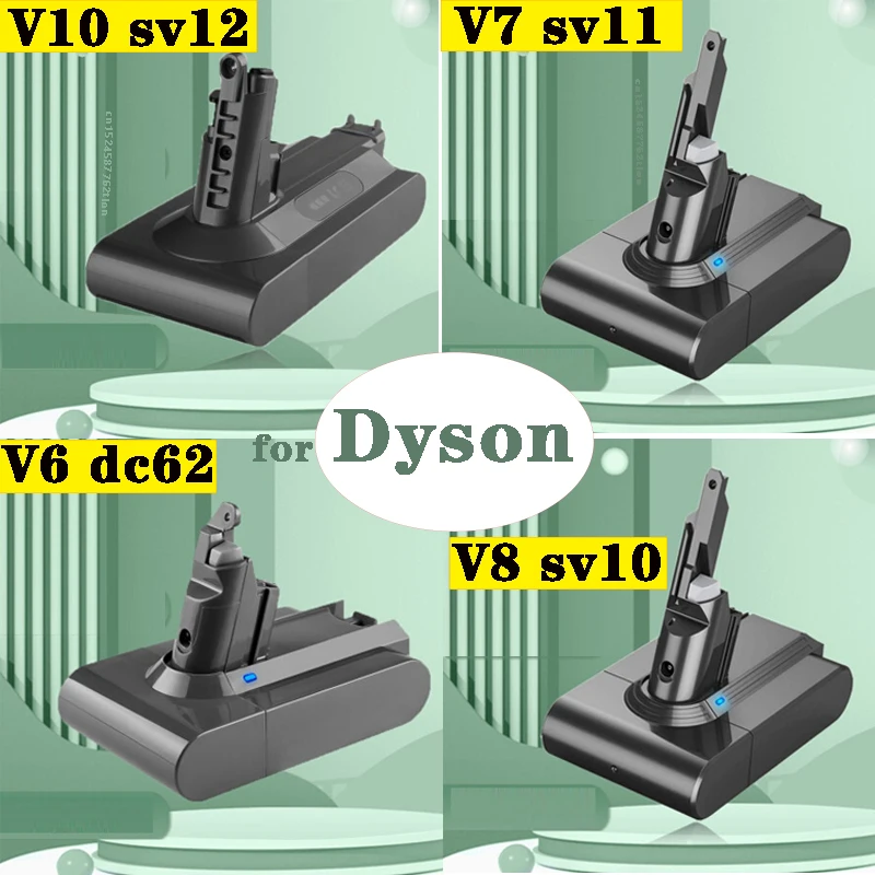 

Spare battery for Dyson V6 V7 V8 V10 series 100% compatible SV12 SV11 SV10 DC62 Original batteries for dyson