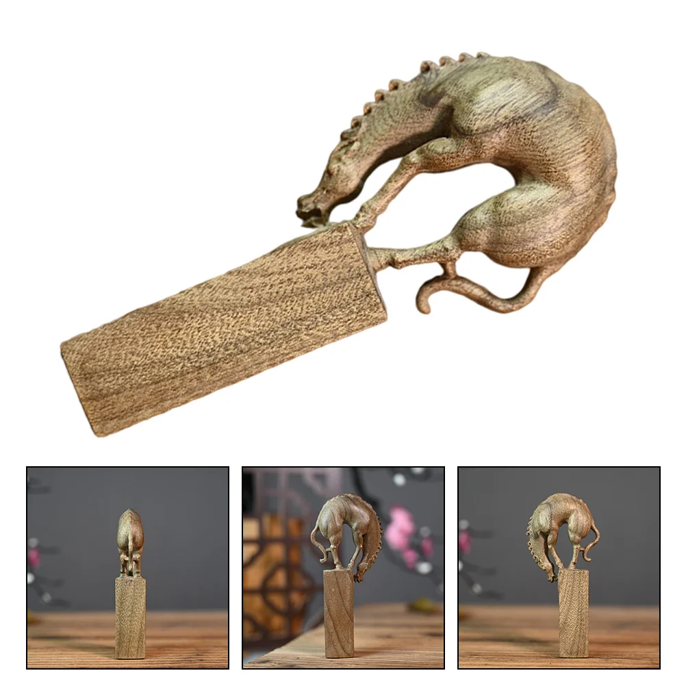 

Phoebe Horse Stamper Antique Style Horse Decor Wooden Craft Stamper Decor