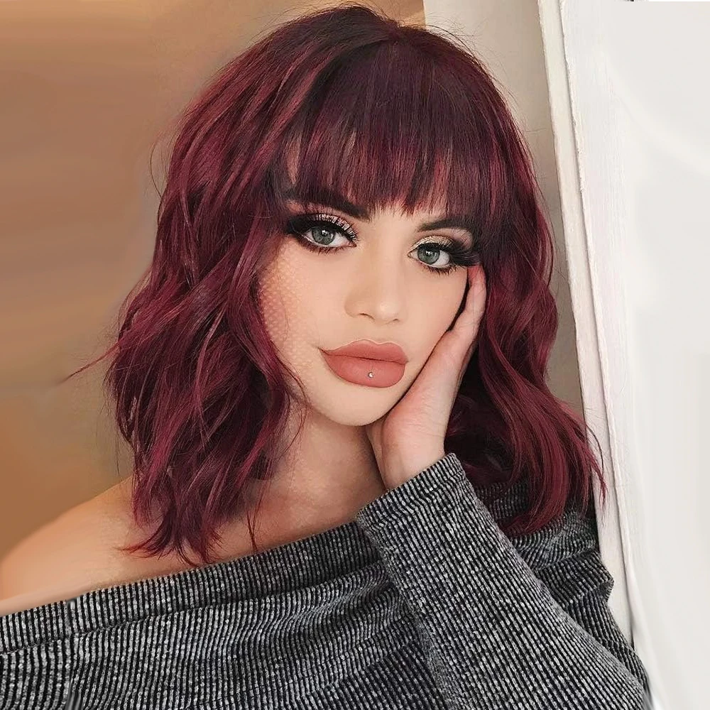 Парик G&ampT красочный боб с высокотемпературным волокном Shellack