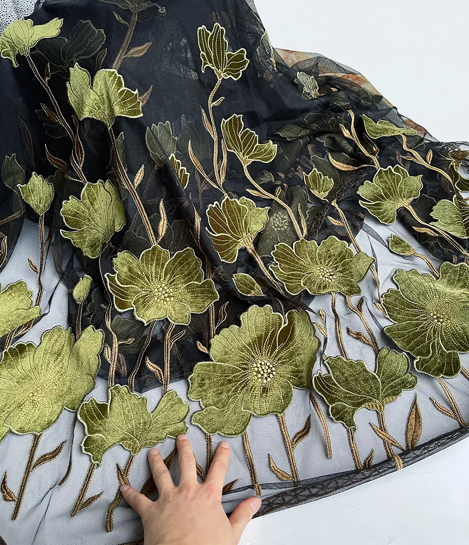 Превосходный корейский бархат чистый приятный для кожи сетчатый Тюль Кружева