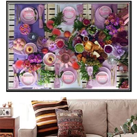 diy 5d diamond painting foods series kit full drill square round embroidery mosaic art picture of rhinestones home decor gifts
