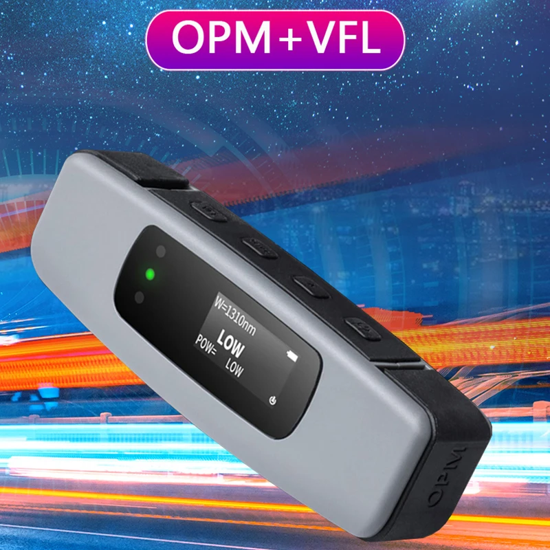 Новый 2 в мини перезаряжаемый оптический измеритель мощности FTTH-70 ~ + 10 дБм/-50 26 дБм