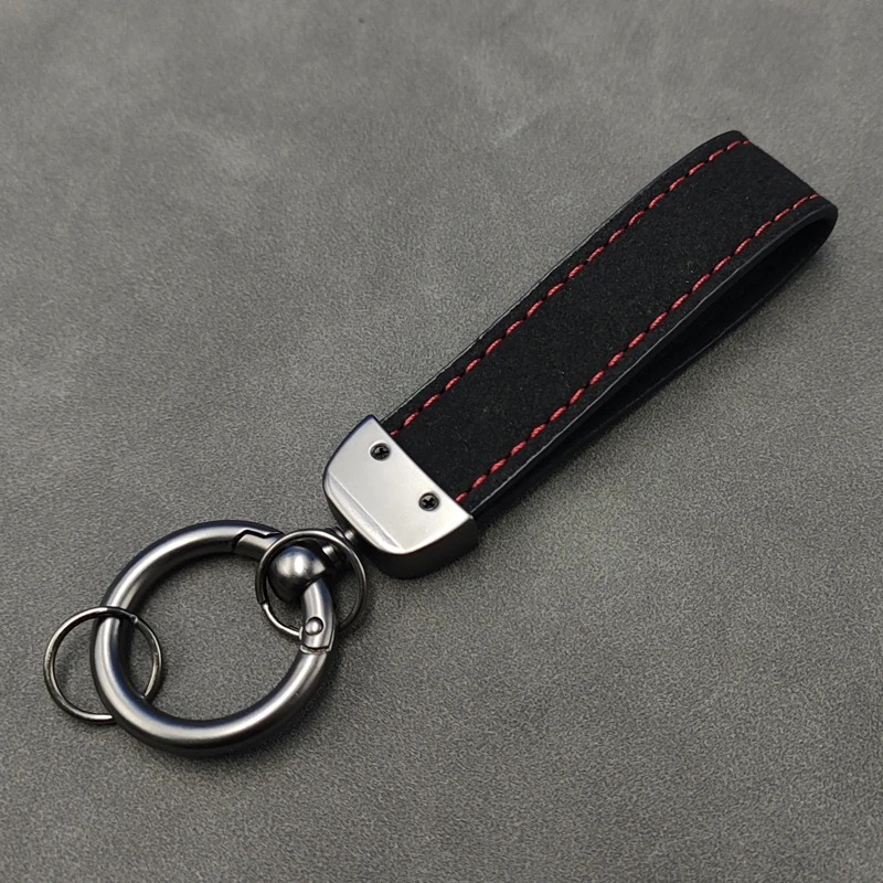 Замшевый кожаный брелок аксессуары для ключей VW GTI Polo Golf 4 5 6 7 R400 TCR MK2 MK4 MK5 MK6 MK7 |