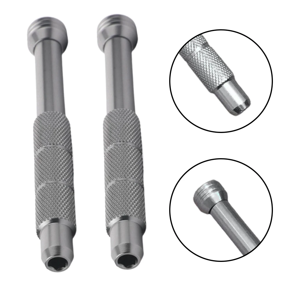 

2PCS Magnetic Screwdriver Handle Holder Repair Hand Tool For 4mm Hex Bits Aluminum Alloy Quickly Removed Hand Tools