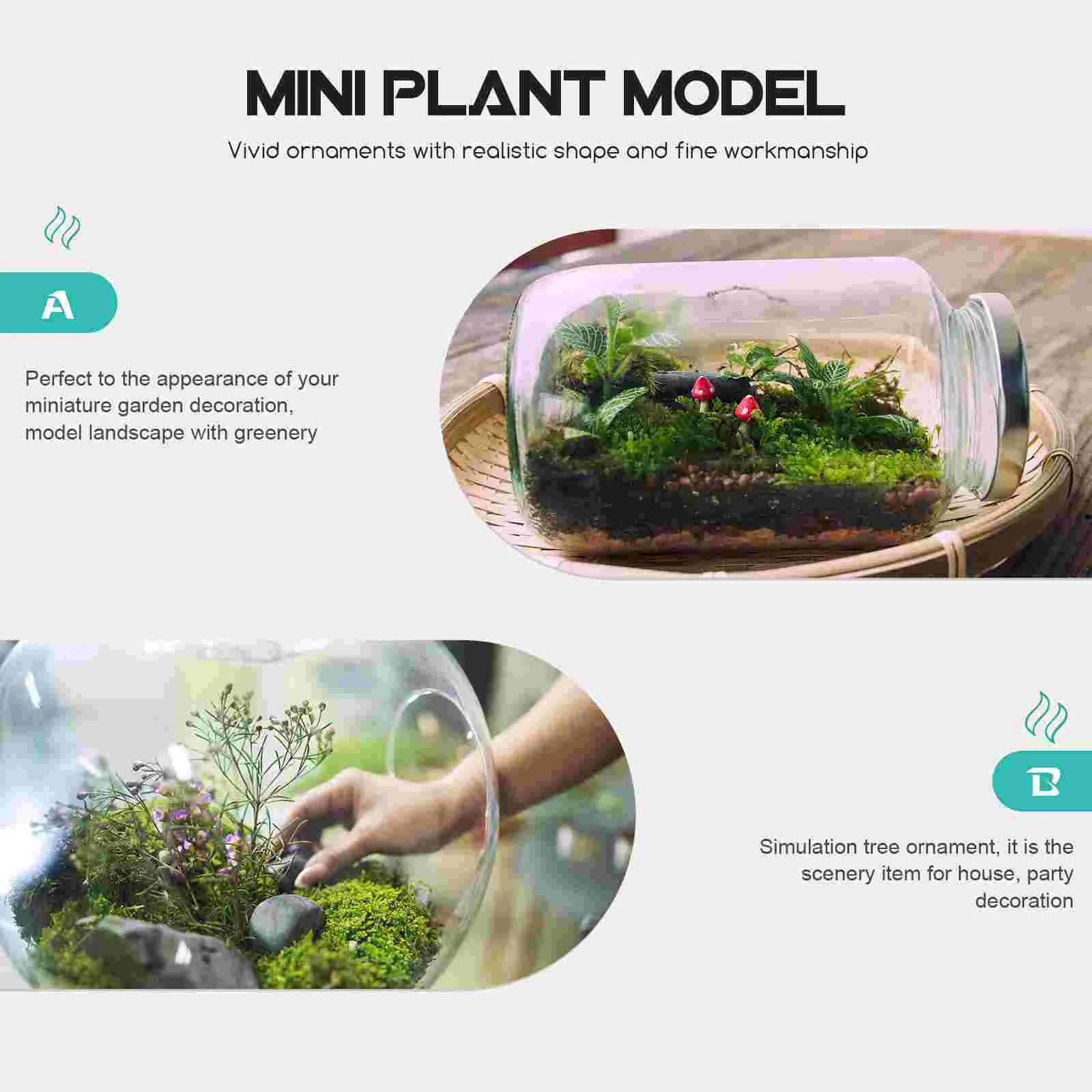 15 шт. маленькая модель дерева имитационные модели пейзаж архитектура деревья