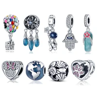 925 silver balloon charms beads fits original pandora bracelet 925 sterling silver pendant women fashion fine diy jewelry gift