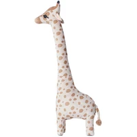 67cm big size simulation giraffe plush toys soft stuffed animal giraffe sleeping doll toy for boys girls birthday gift kids toy