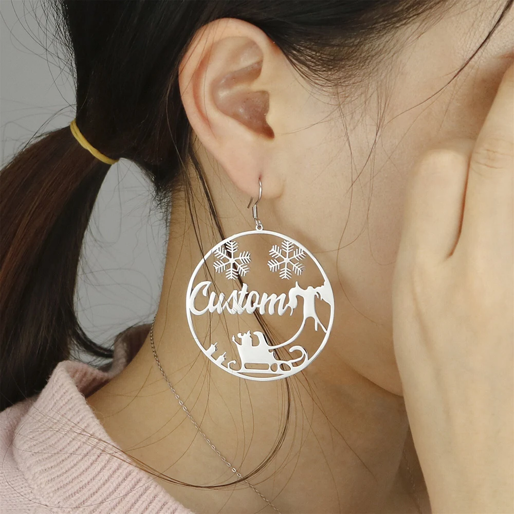 

Женские серьги из нержавеющей стали с покрытием из 18-каратного золота