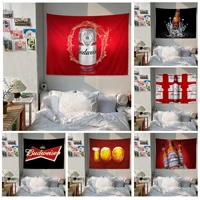 budweiser pattern wall tapestry japanese wall tapestry anime ins home decor