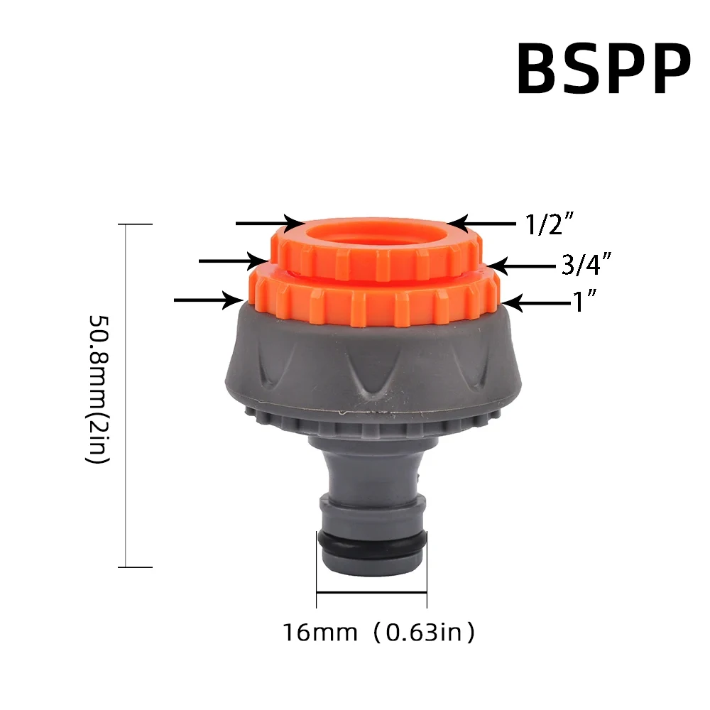 

Быстросъемные адаптеры для шлангов 1/2", 3/4", 1"
