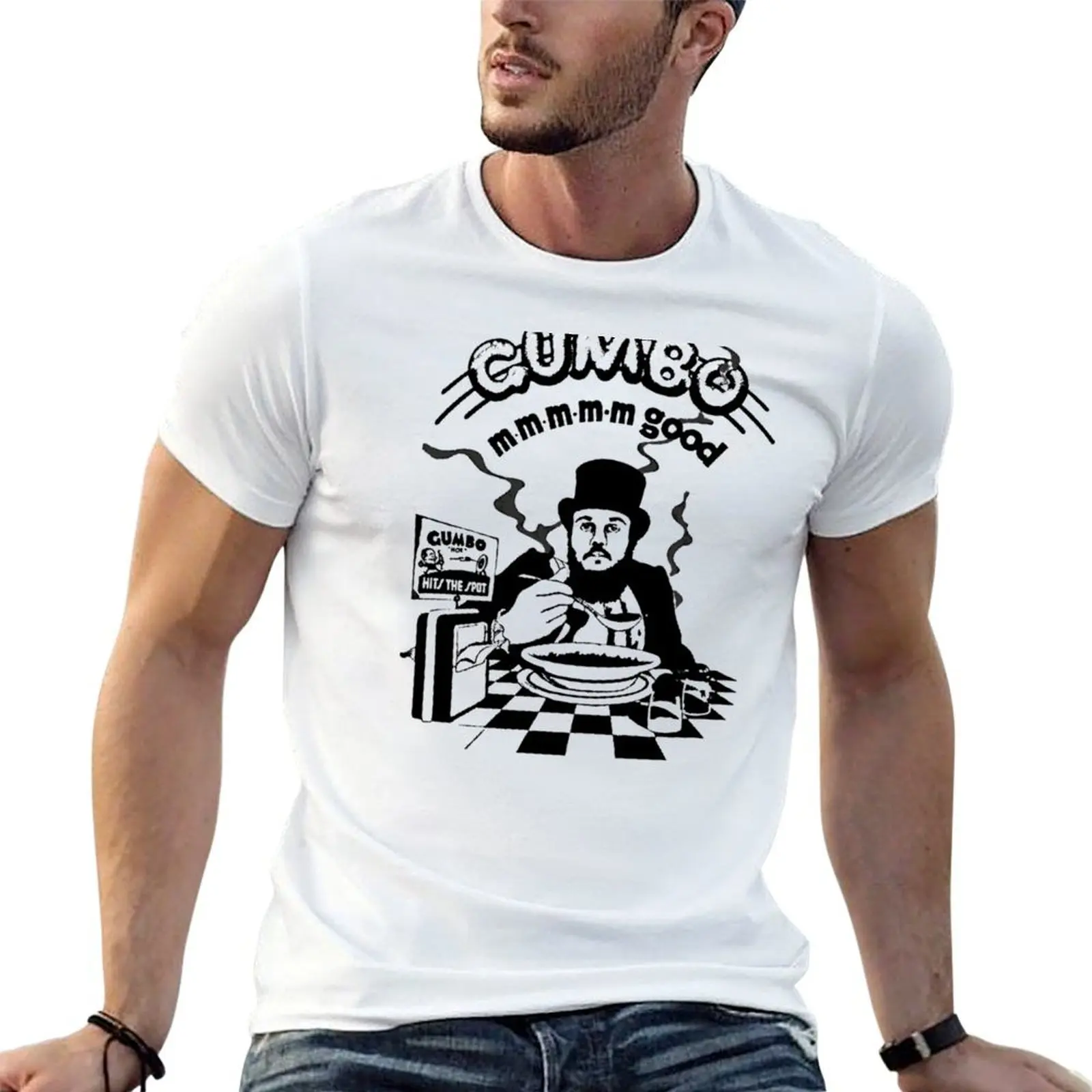 Фото Футболка DR. JOHN GUMBO SUPER COOL, рабочая, с короткими рукавами №1
