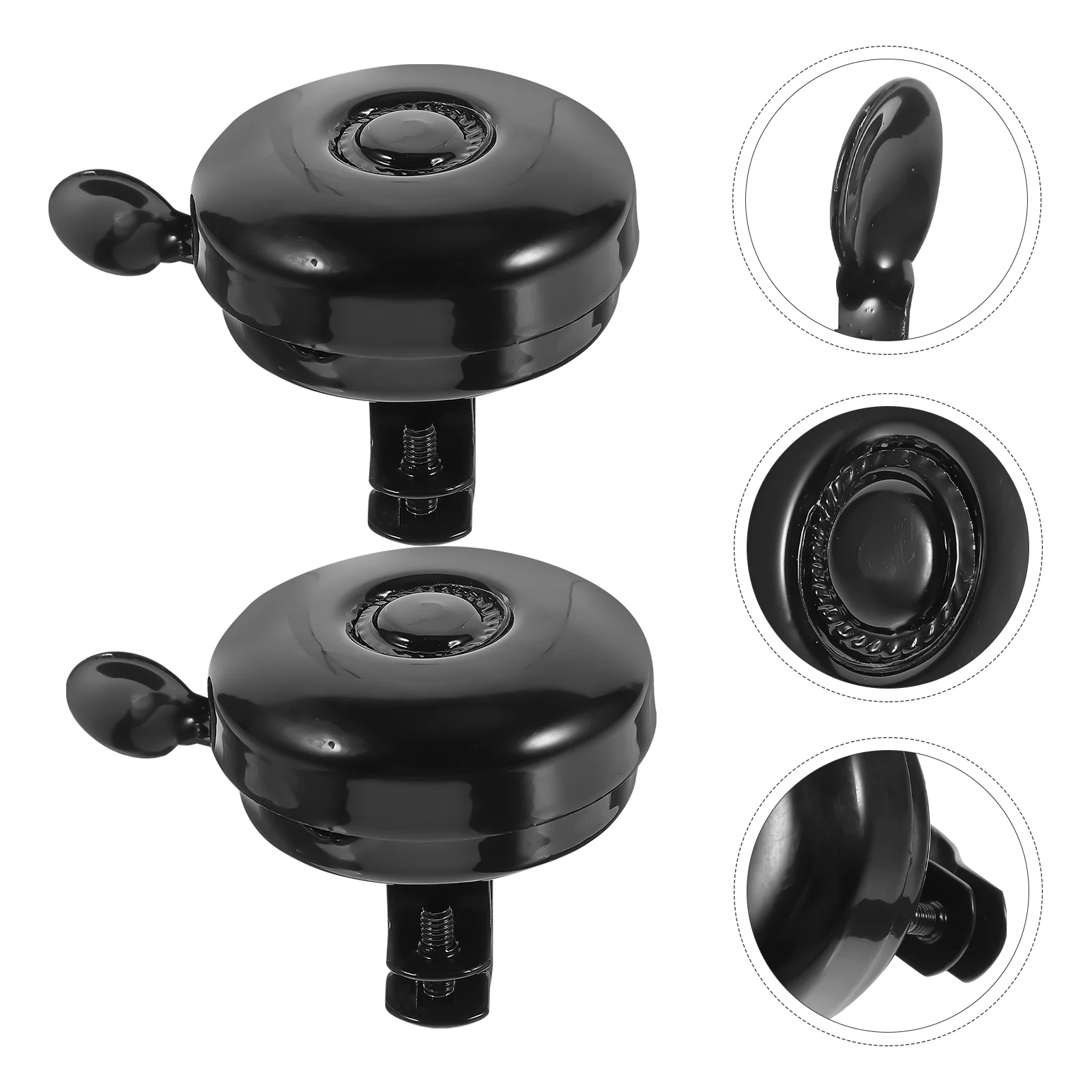 

2 Pcs Bike Bell Found Ring Anti-loss Cycling Convenient Ringing Bells Iron Portable Practical Finding Bicycles