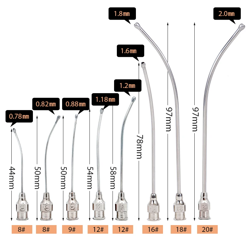 Шприц для кормления птиц игла из нержавеющей стали сгибания крыс и мышей