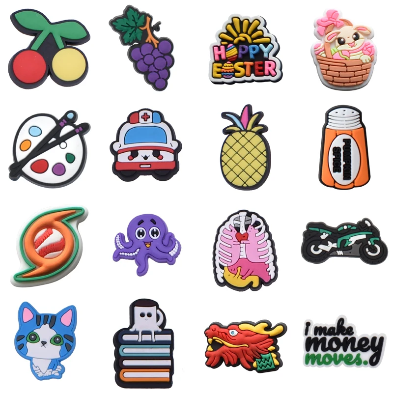 

Women Charm Shoe Charms Accessories Decorations PVC Buckle Decorations for Crocs Wholesale Bulk Gifts Pins Shoes Accessories