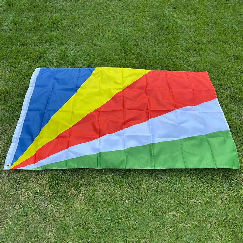 Флаг сейшельской норди aerxemrbrae 150x90 см, полиэстеровый двухсторонний принт, флаг Сейшельских Островов, баннер для декора